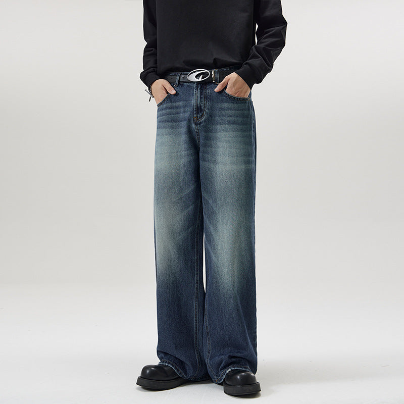 Men's Korean-style Straight Jeans