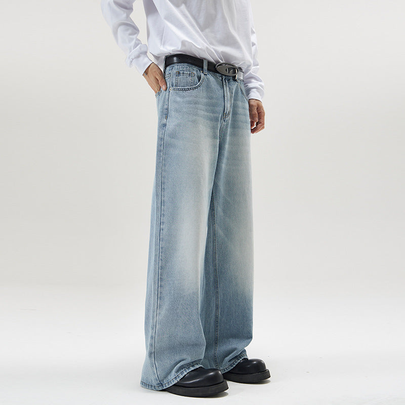 Men's Korean-style Straight Jeans