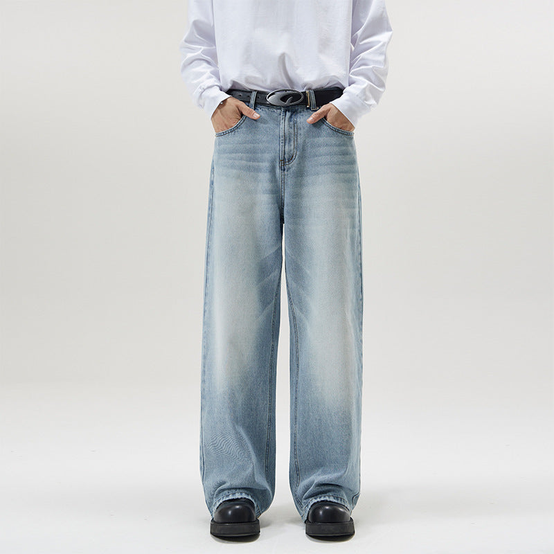 Men's Korean-style Straight Jeans