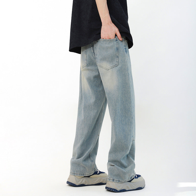 Men's Fashion Brand Loose Casual Wide-leg Trousers