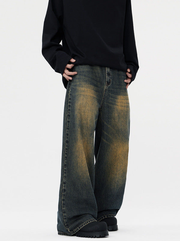 Men's Korean-style Straight Jeans